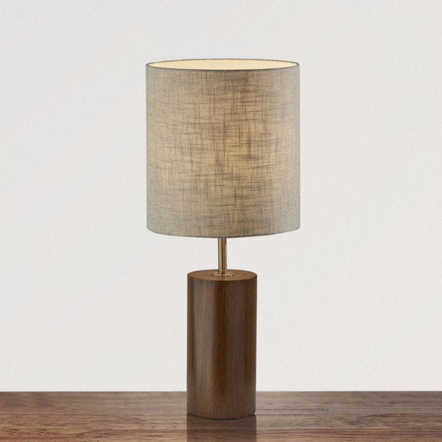 CYNDI Table Lamp in Walnut Wood - WOODEN SOUL