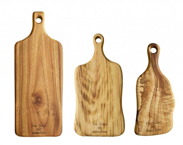 FABSLAB Naturally Antibacterial Paddle Board in Magical Camphor Laurel Wood (Large) Various Sizes - Wooden Soul