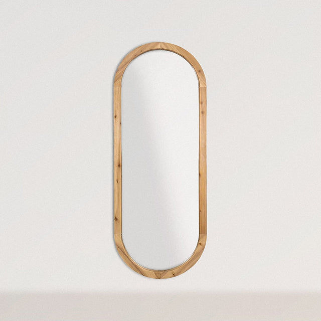 HALEY Wood Frame Mirror in Solid Fir Wood - WOODEN SOUL