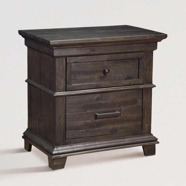 LUTHER Nightstand in Solid Acacia Wood - WOODEN SOUL