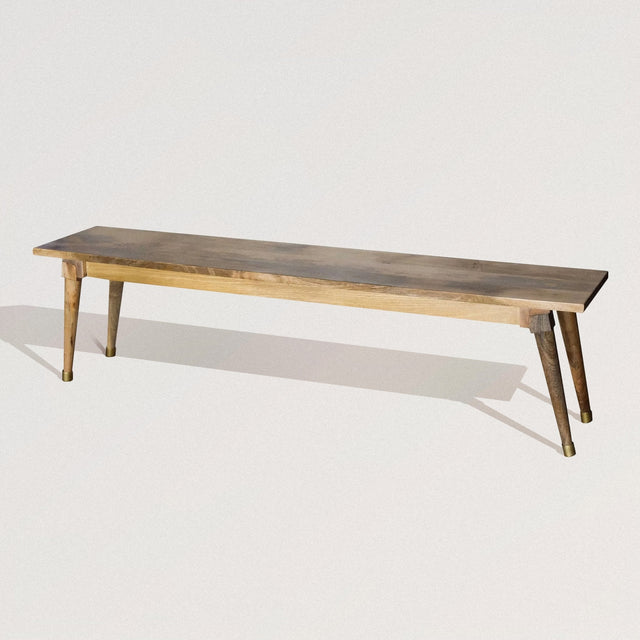 Mango Wood Bench in Natural Finish - Wooden Soul