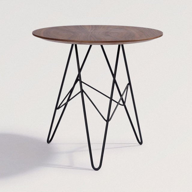 TINA Side Table in Walnut - WOODEN SOUL