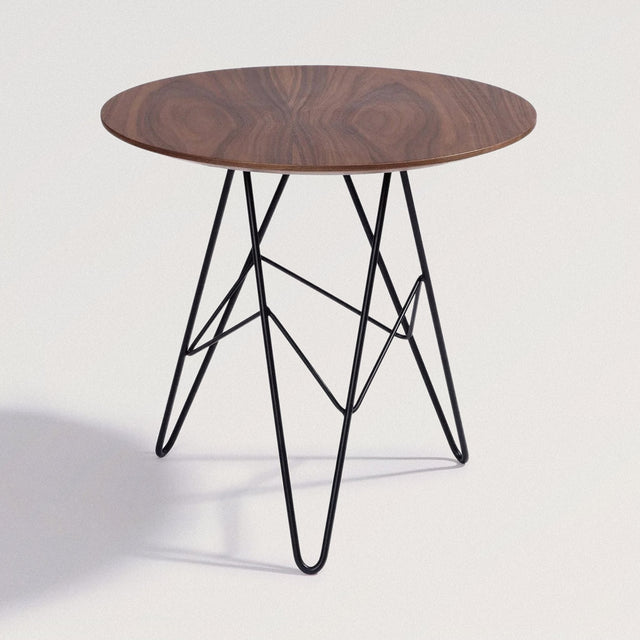 TINA Side Table in Walnut - WOODEN SOUL