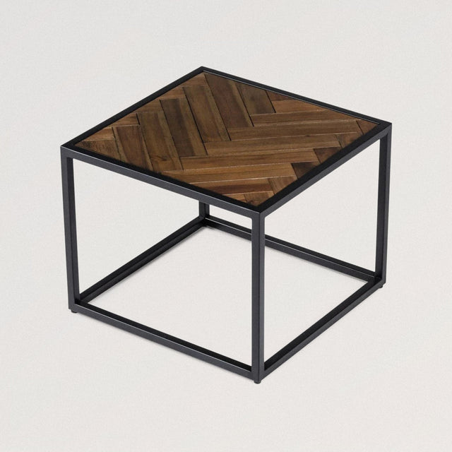 WESTERBERG End Table in Artisanal Acacia Wood - WOODEN SOUL