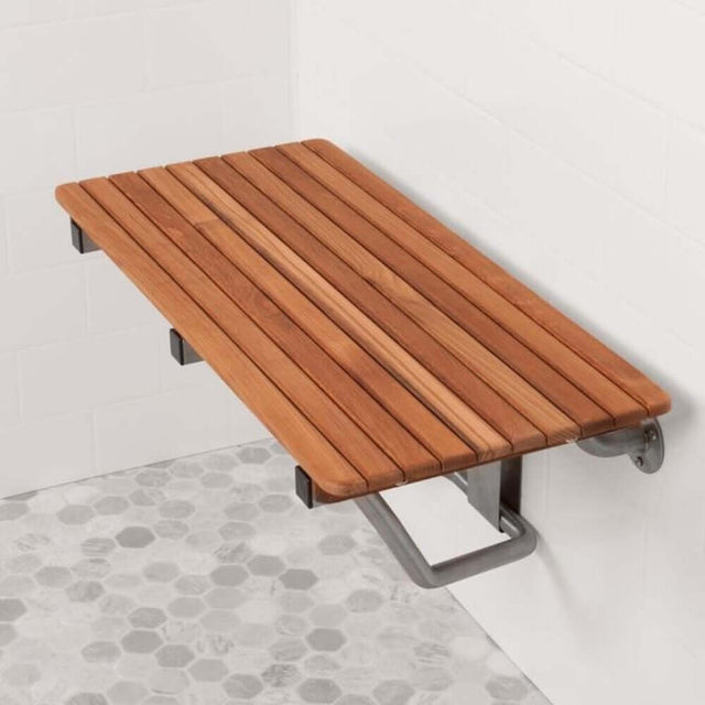WOODEN SOUL Island Resort Teak Shower Bench (36") - Wooden Soul