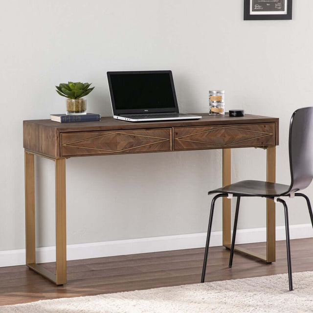 Work Desk in Reclaimed Fir Wood - Wooden Soul