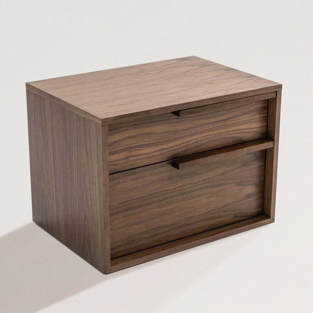 YOUNG Wooden Bedside Table in Walnut - WOODEN SOUL
